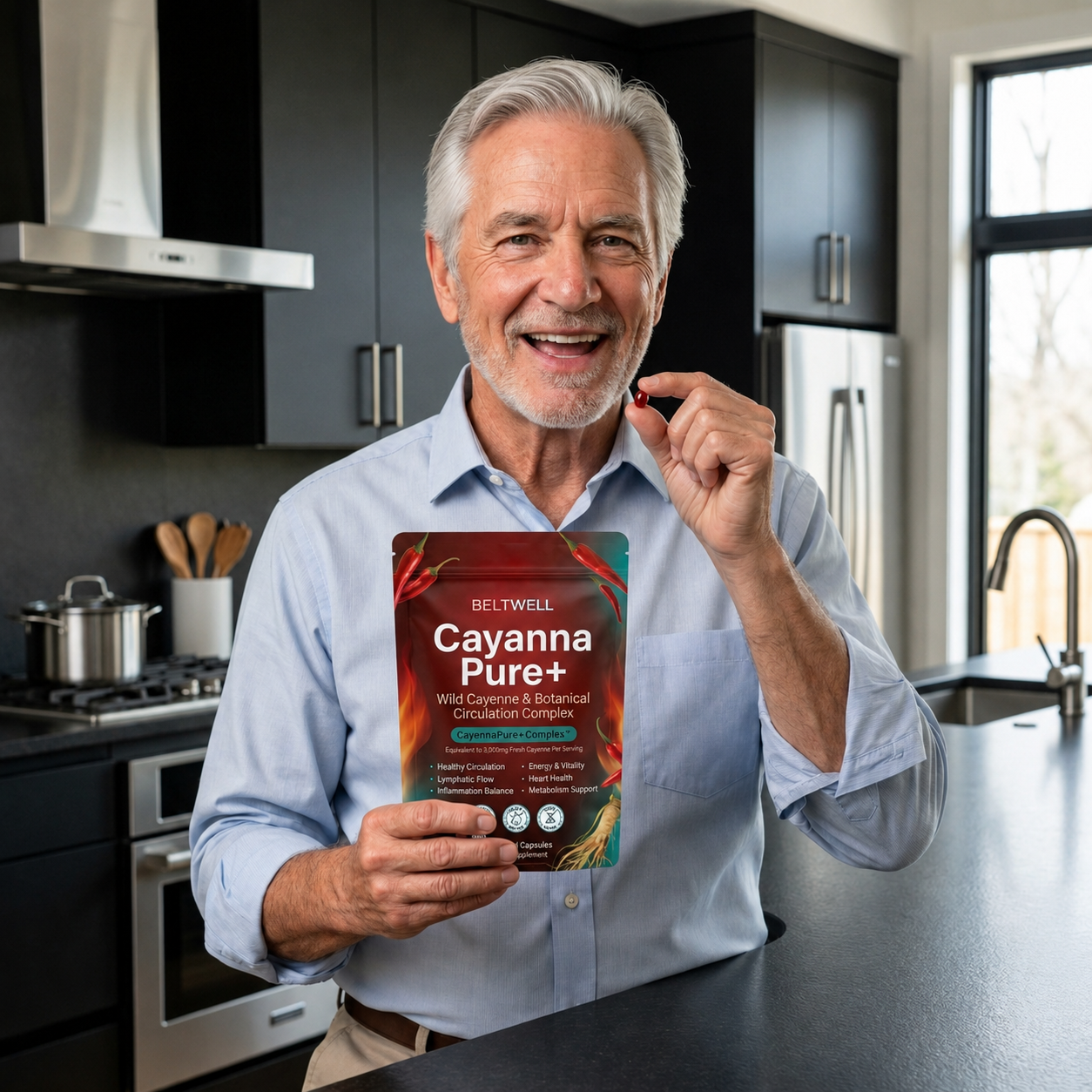 Beltwell® CayannaPure+ Wild Cayenne & Botanical Lymphatic Circulation Support Complex