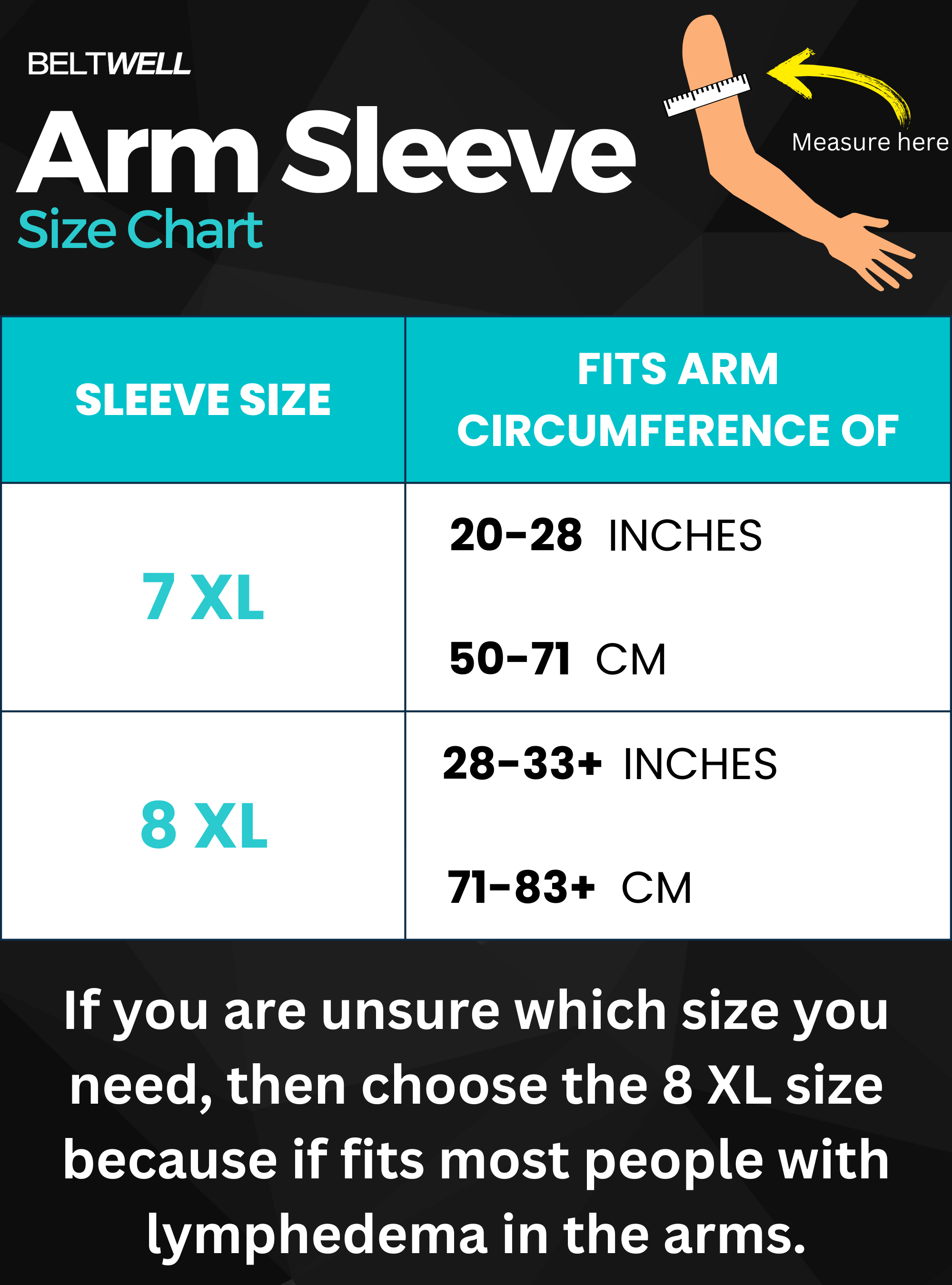 Beltwell® - The Arm Compression Sleeves