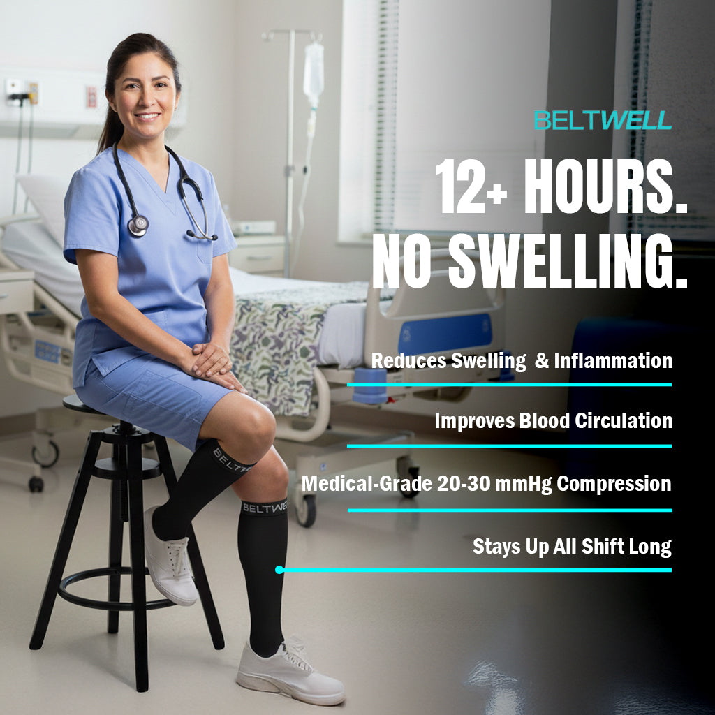 Beltwell® The Original Extra Wide Compression Socks