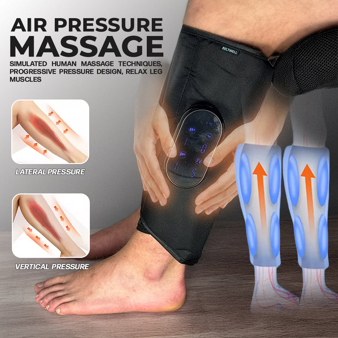 LymfoAir™ Air Compression Massager 2.0 | EMS, Heat, & Wireless & USB Rechargeable