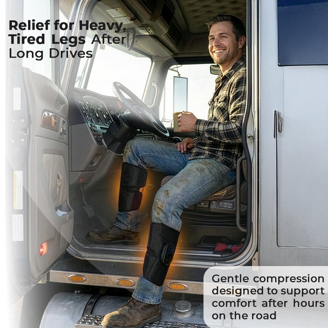 LymfoAir™ Air Compression Massager 2.0 | EMS, Heat, & Wireless & USB Rechargeable