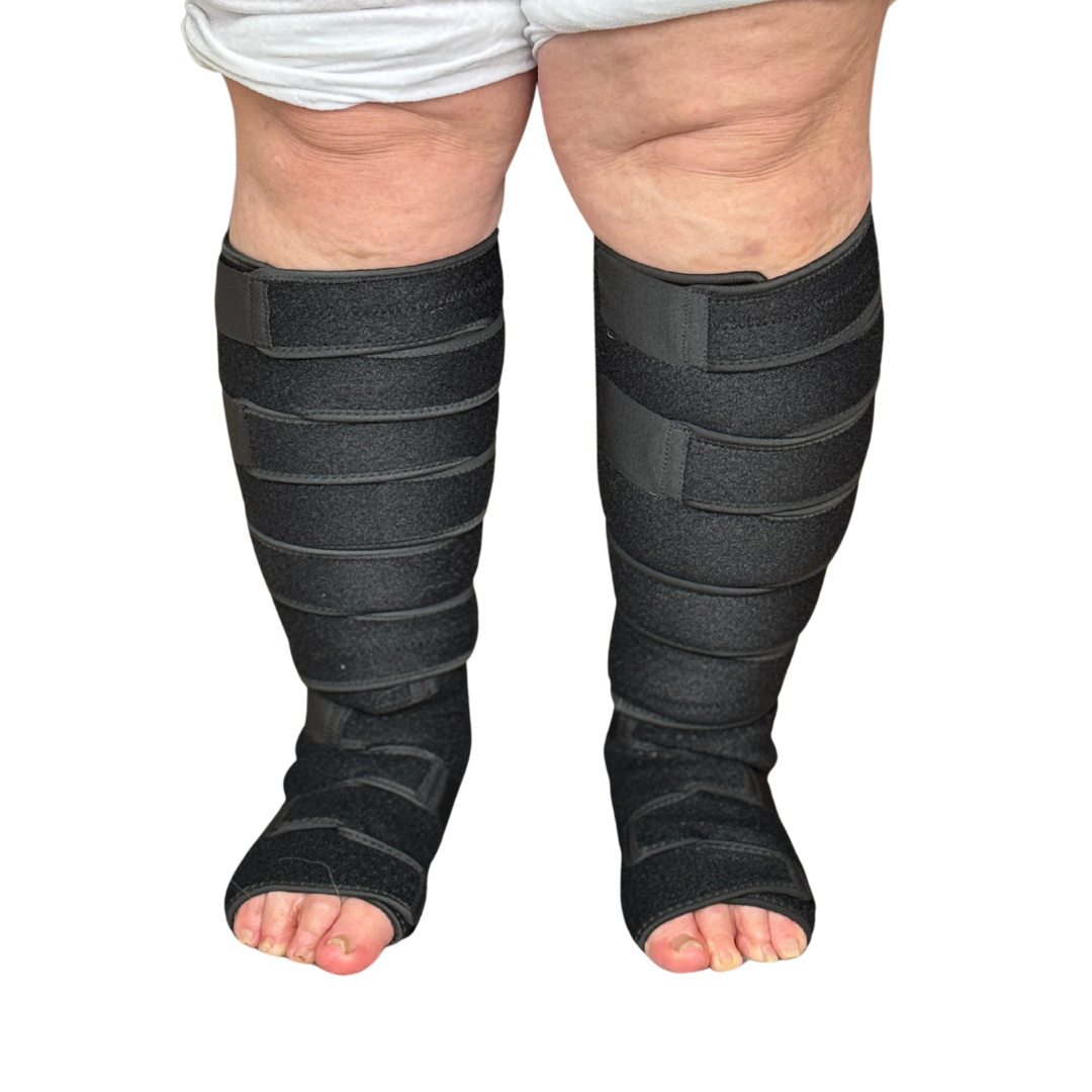 The Compression System For The Feet & Calves (2 pack Each) |  BLACK