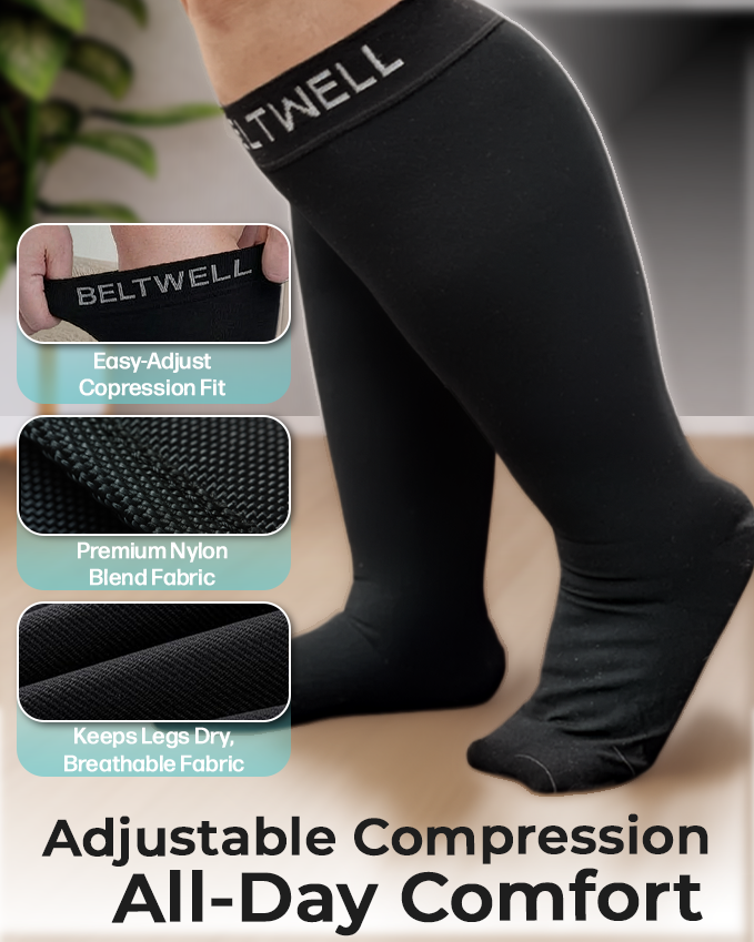 Beltwell® The Original Extra Wide Compression Socks