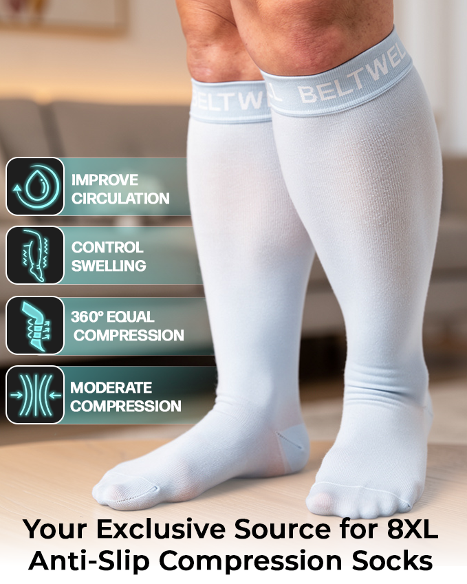 Beltwell® The Original Extra Wide Compression Socks