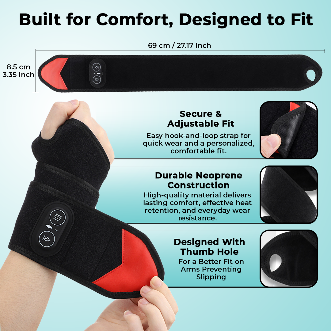 Beltwell® - The Cordless Heated Wrist Wrap With Deep-Penetration CAT™ Technology